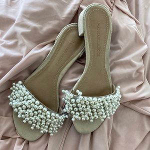 Pearl slippers sandals